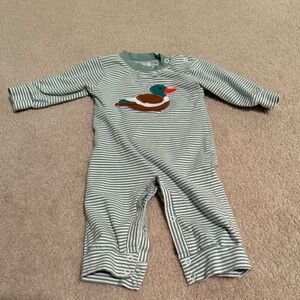 Sugar Dumplin Striped Duck One Piece